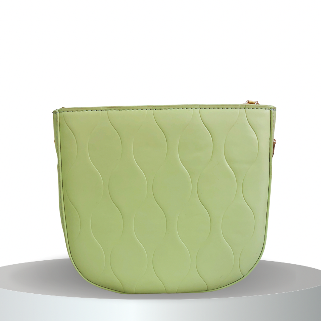 Women's bag with pearl leather strap