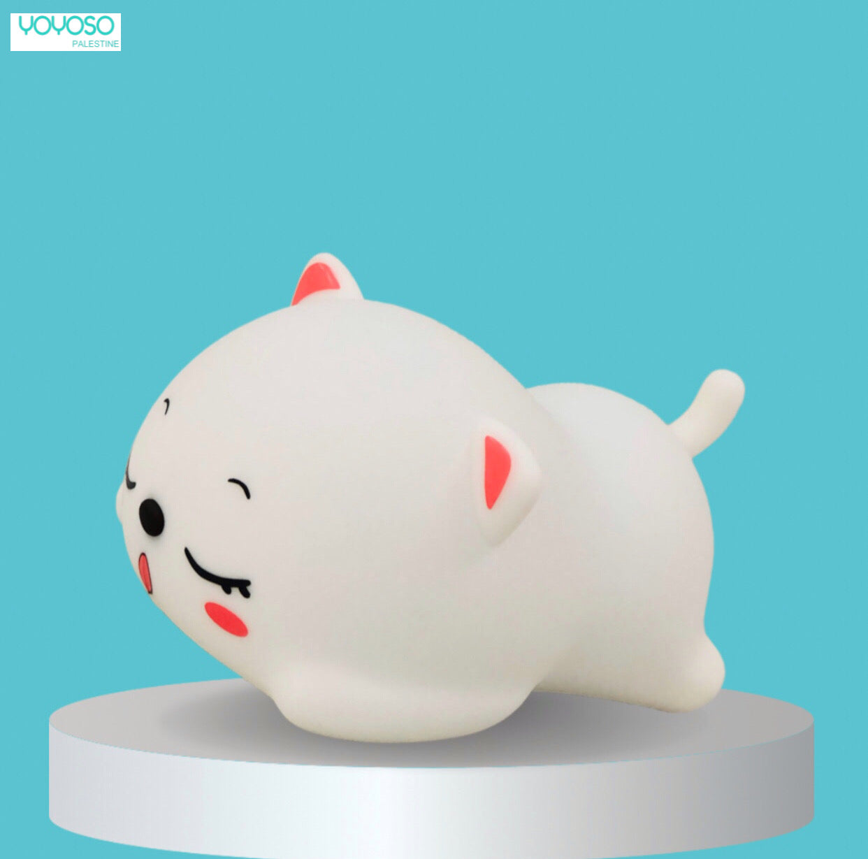 USB Table Lamp Silicone Cat Charger