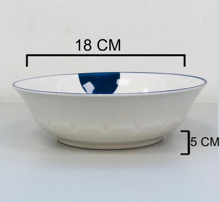 Ceramic dish, 7 inches, made of whale