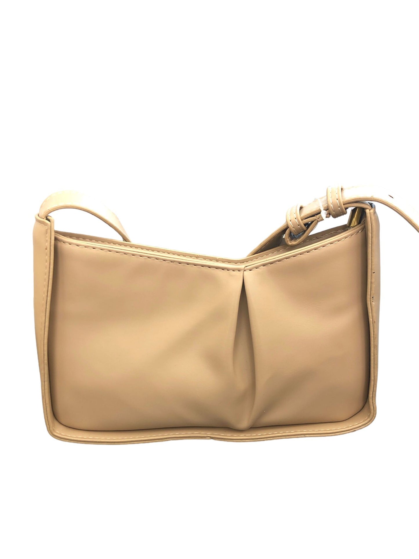 Beige leather ladies bag