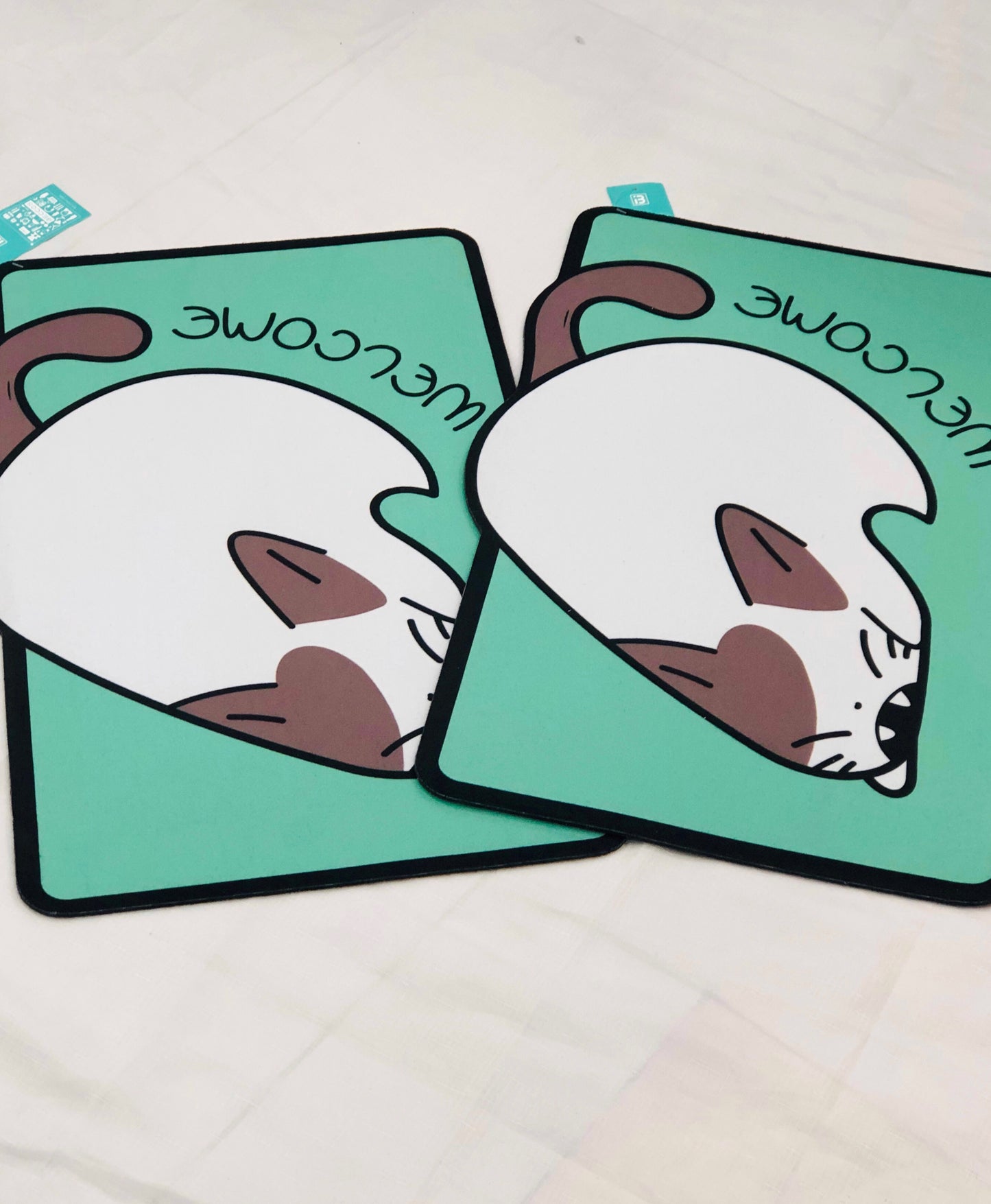 Green pedal cat