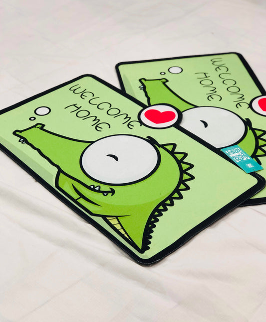 Green crocodile pedal