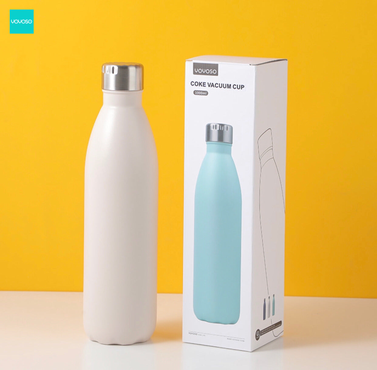 Stainless steel heat-preserving water bottle