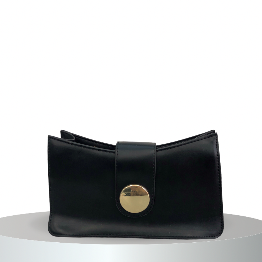 Women's bag in golden leather