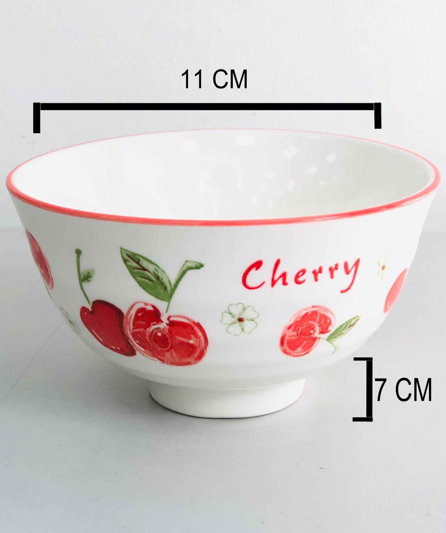 Ceramic dish made of cherries