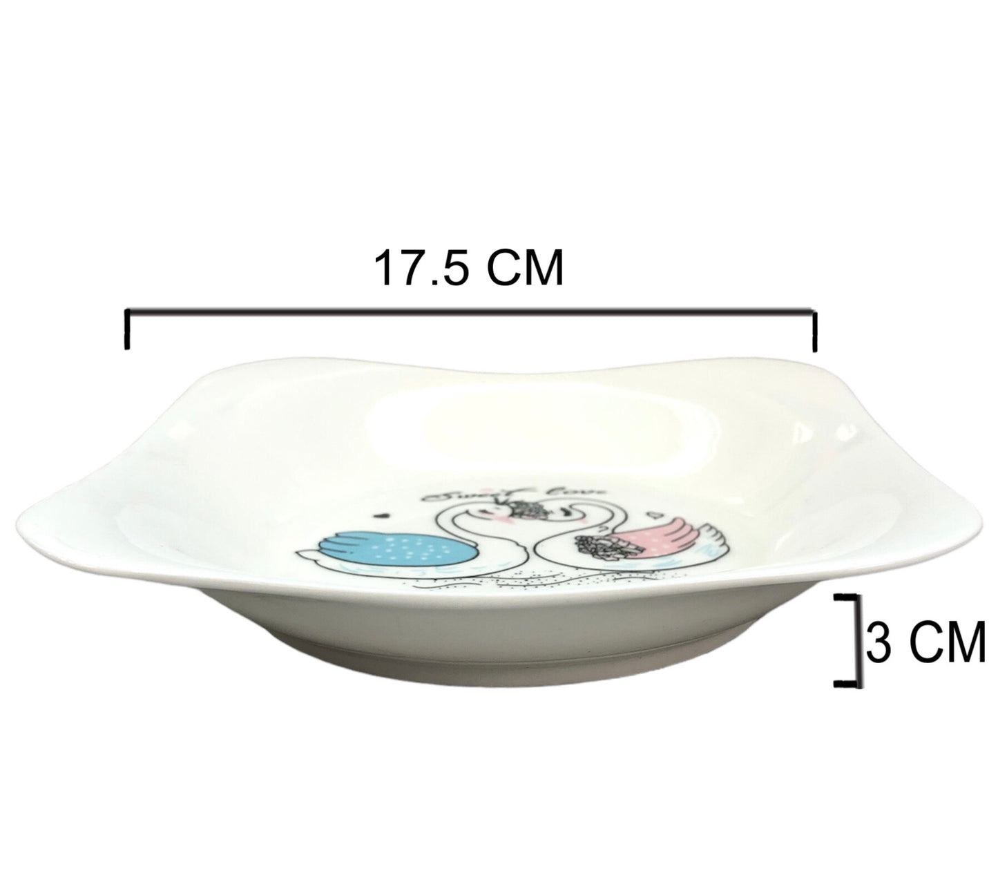 Flamingo ceramic plate2