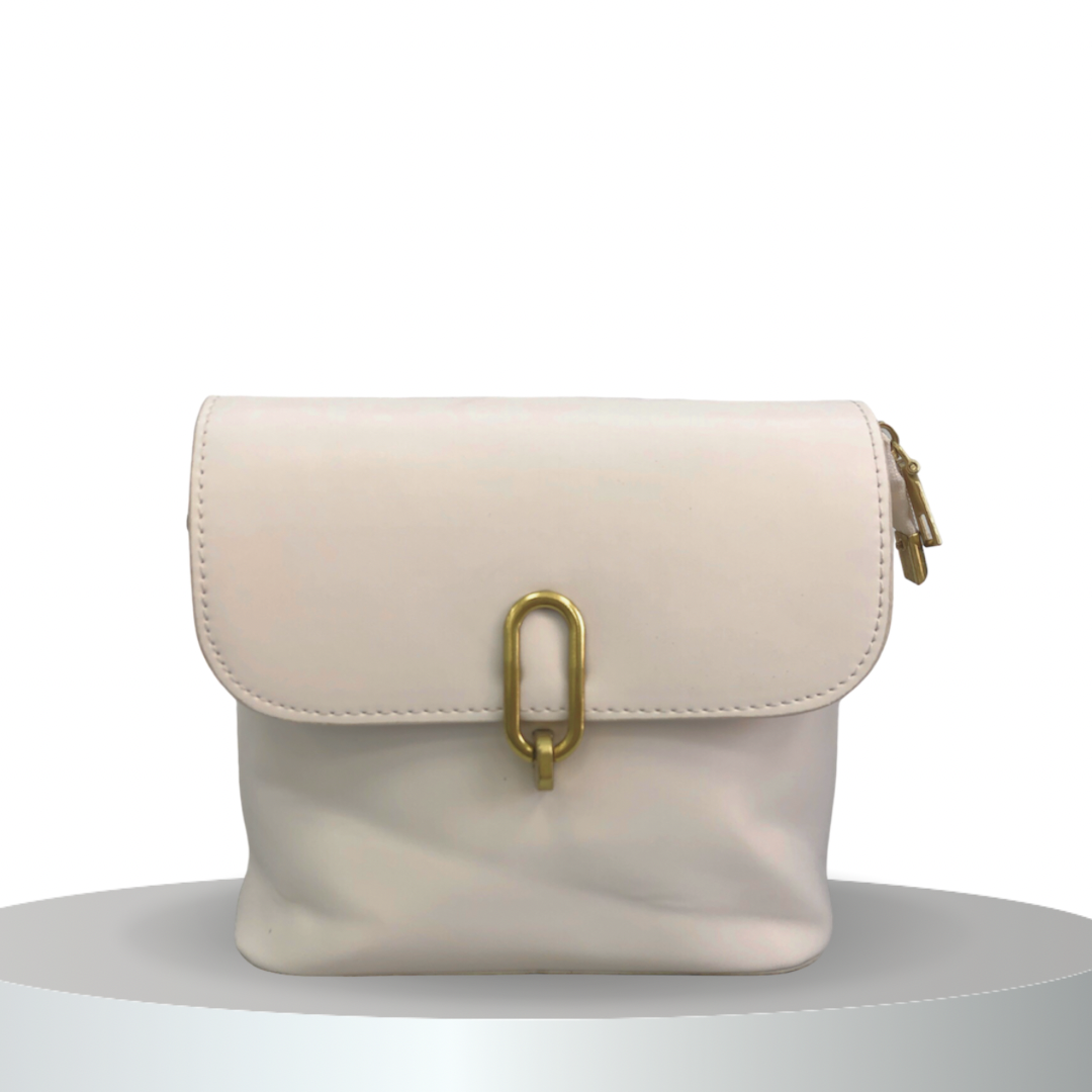 Women's square leather wrap bag