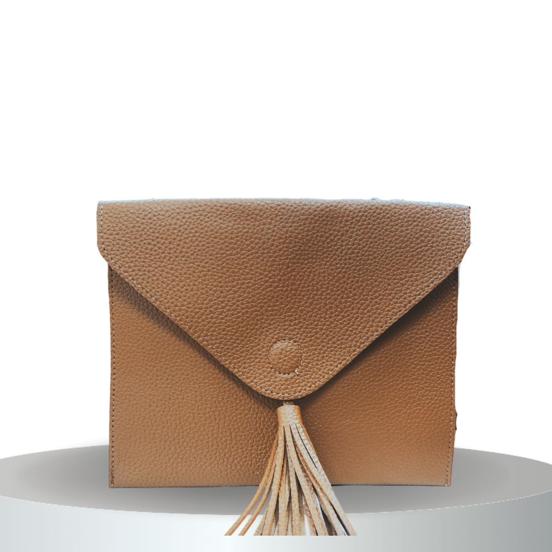 Large women's bag with two flaps