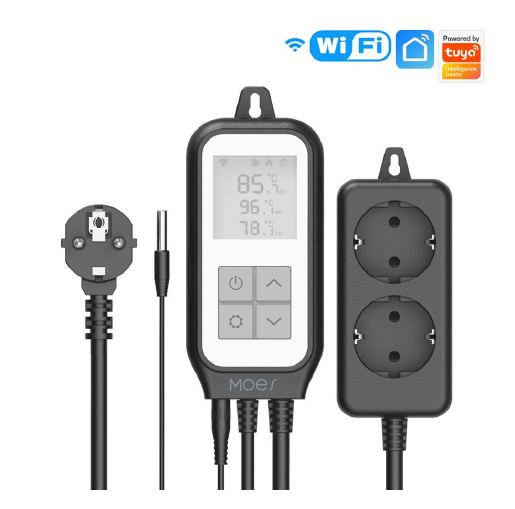 Power outlets that work with smart temperature and humidity and Wi-Fi