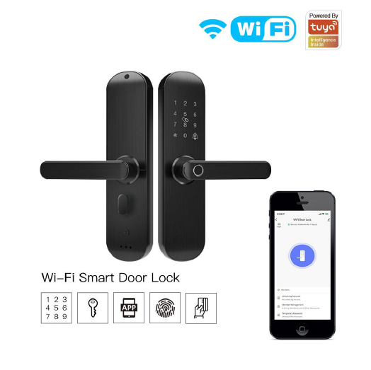 Smart electronic door handle Wi-Fi
