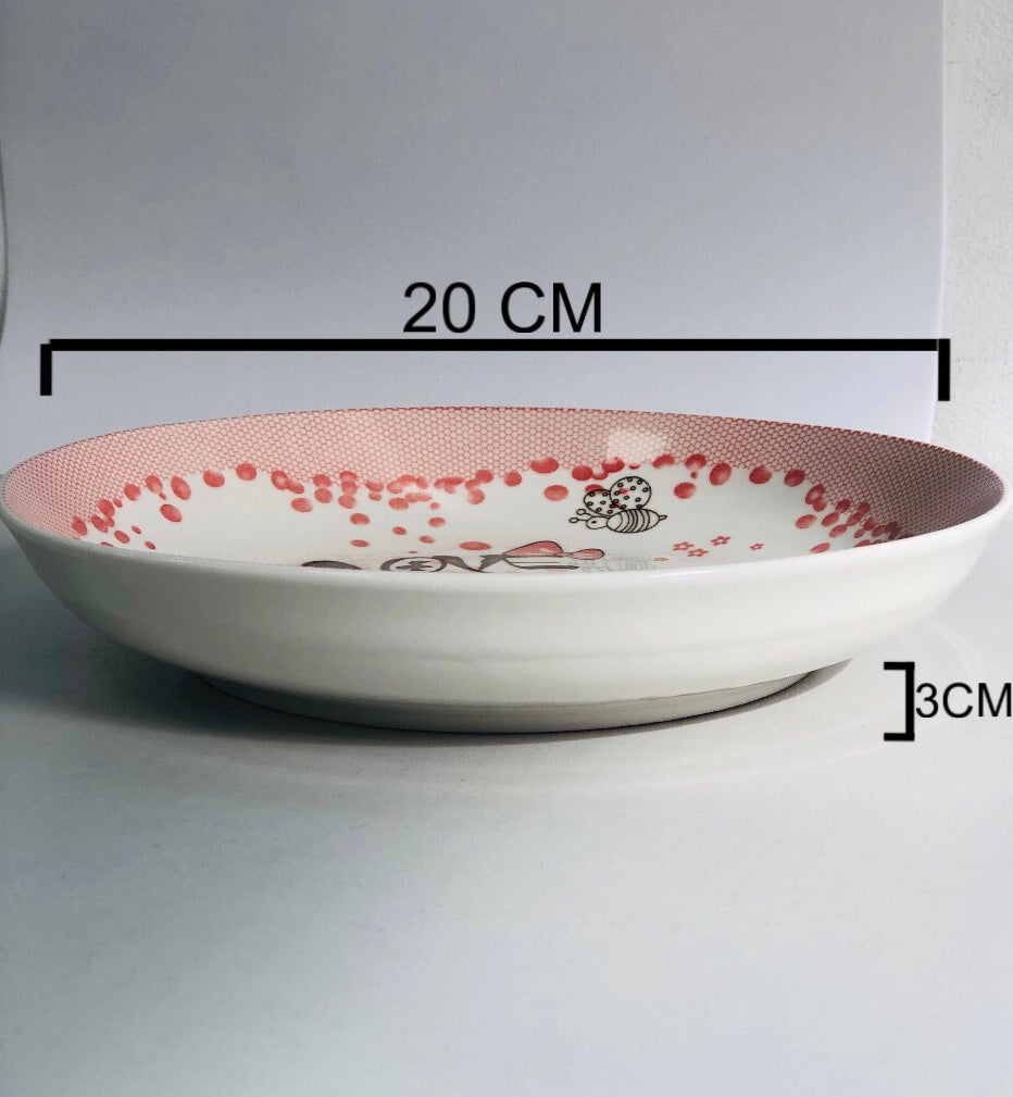 Ceramic dog bowl