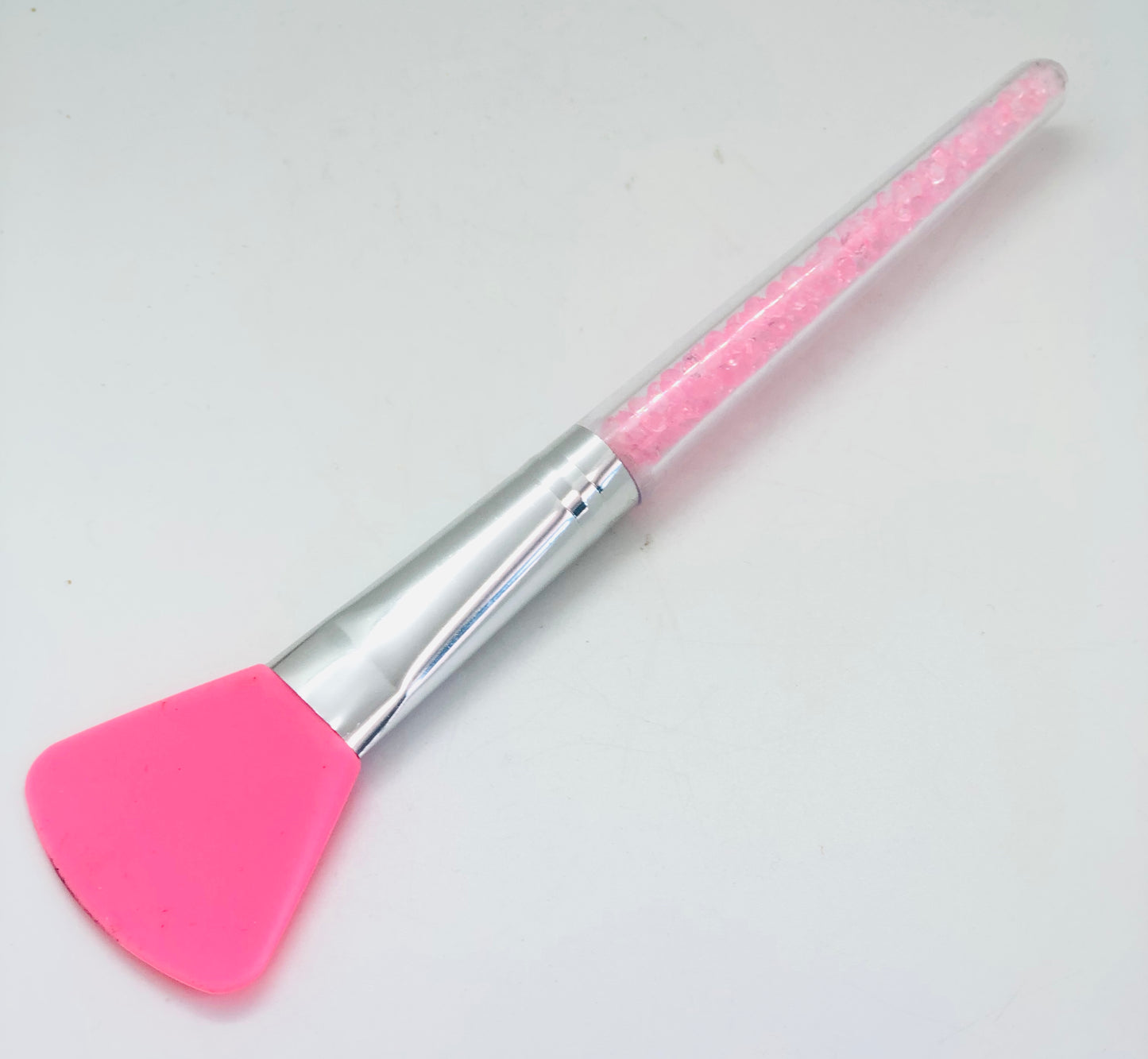 Silicone brush for applying the crystal mask