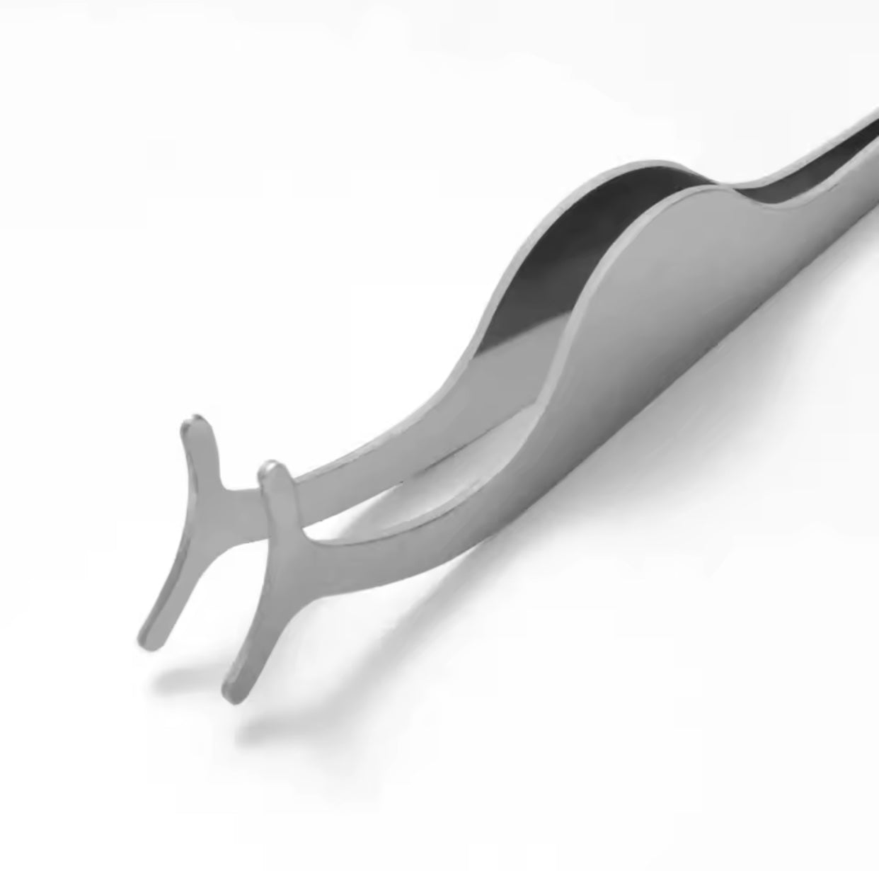 Eyelash extension tweezers
