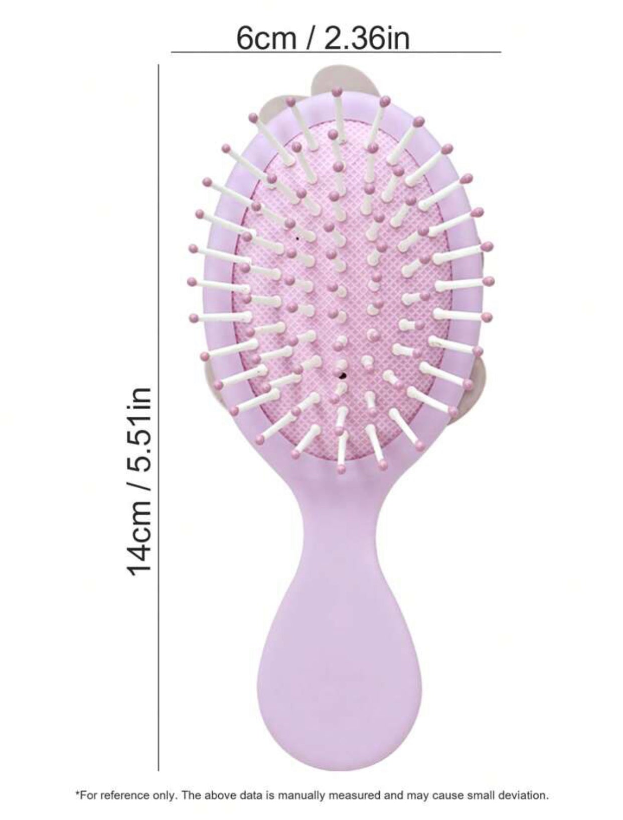 فرشاة شعر بلاستيك صغيرة ارنب