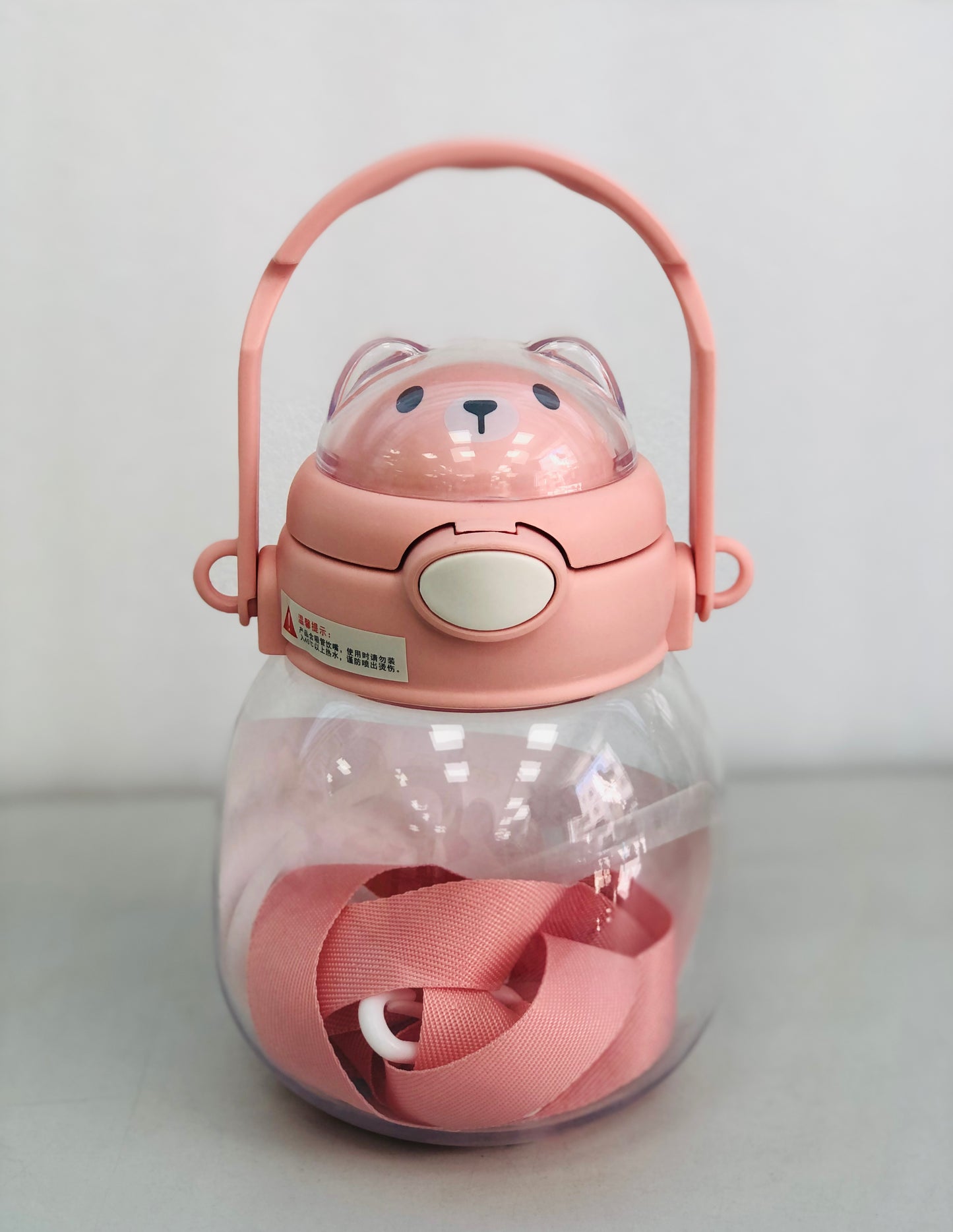 Teddy bear with stickers and hanger, 1000 ml