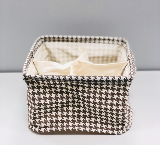Interior cut fabric organizers