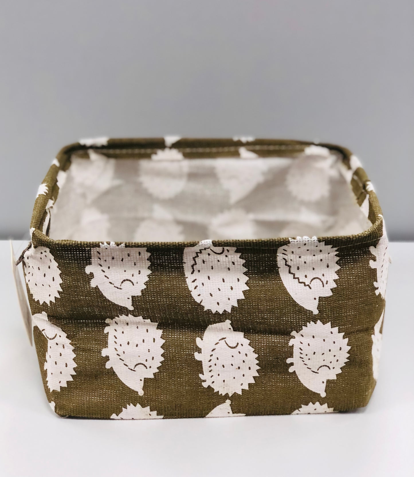 Brown canvas organizer