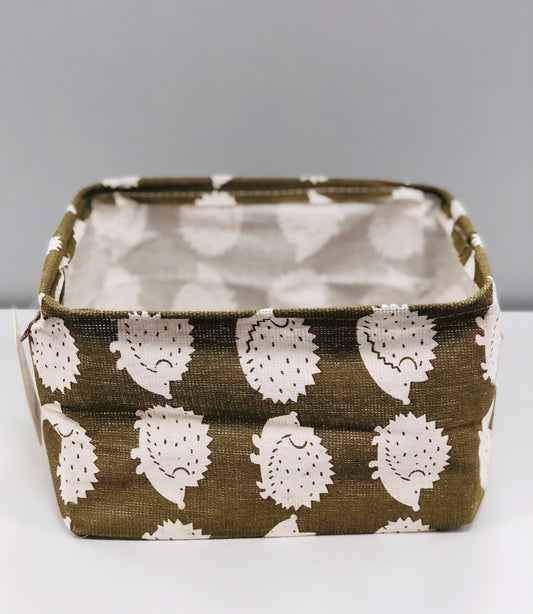 Brown canvas organizer