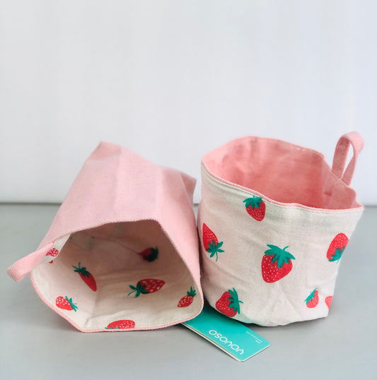Reversible small size fabric organizer