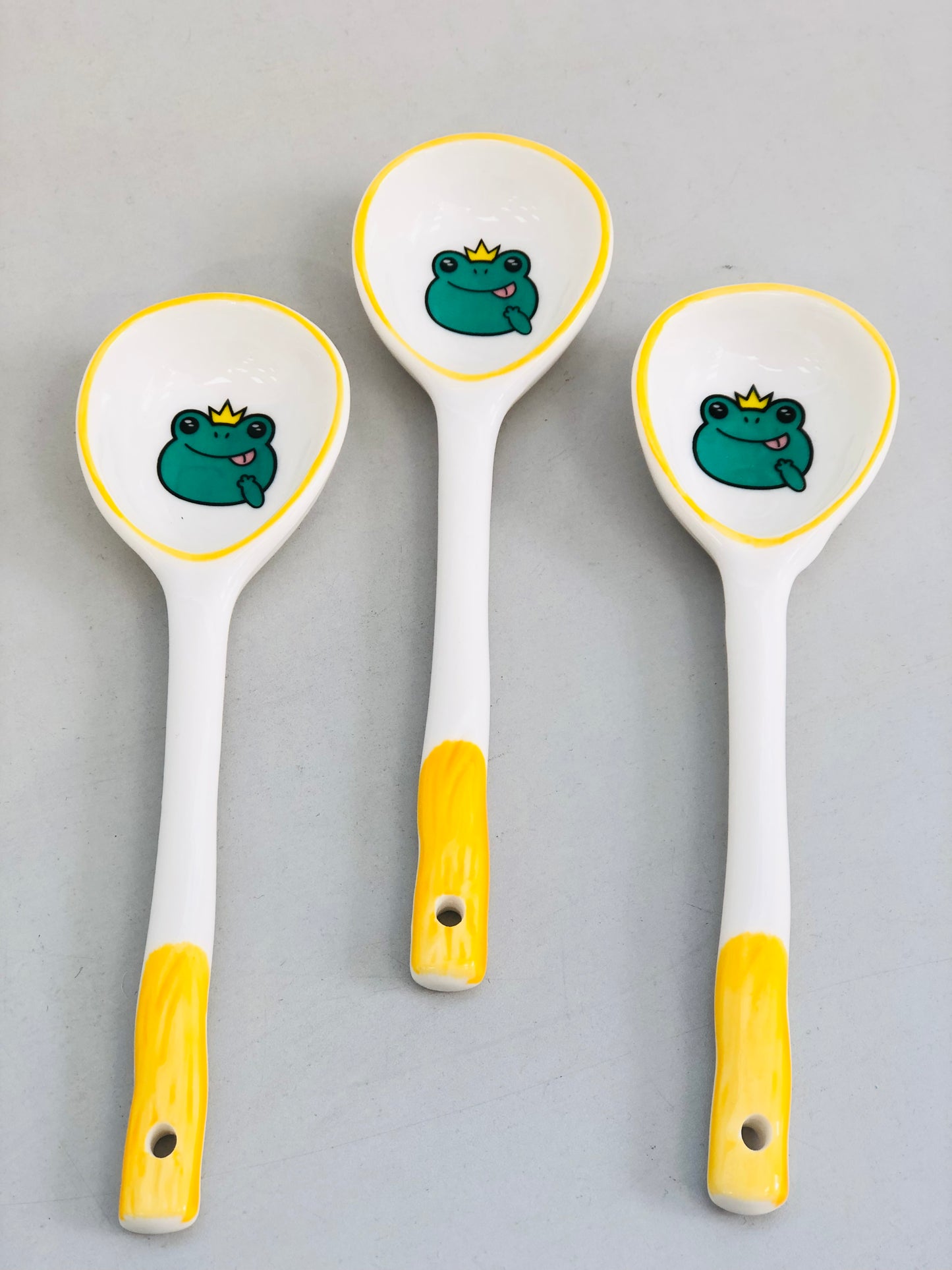 Frog ceramic pendant