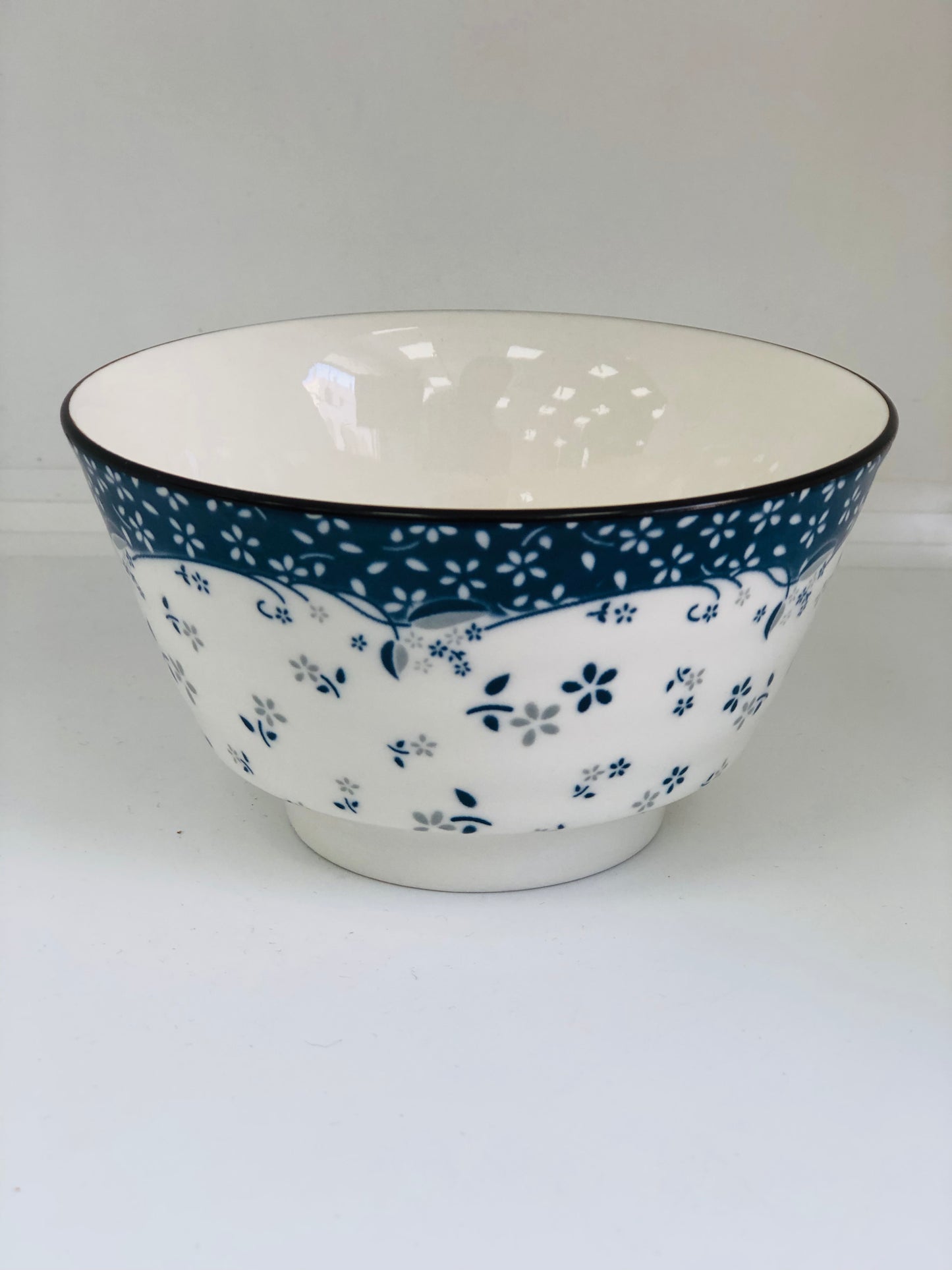 Blue ceramic dish