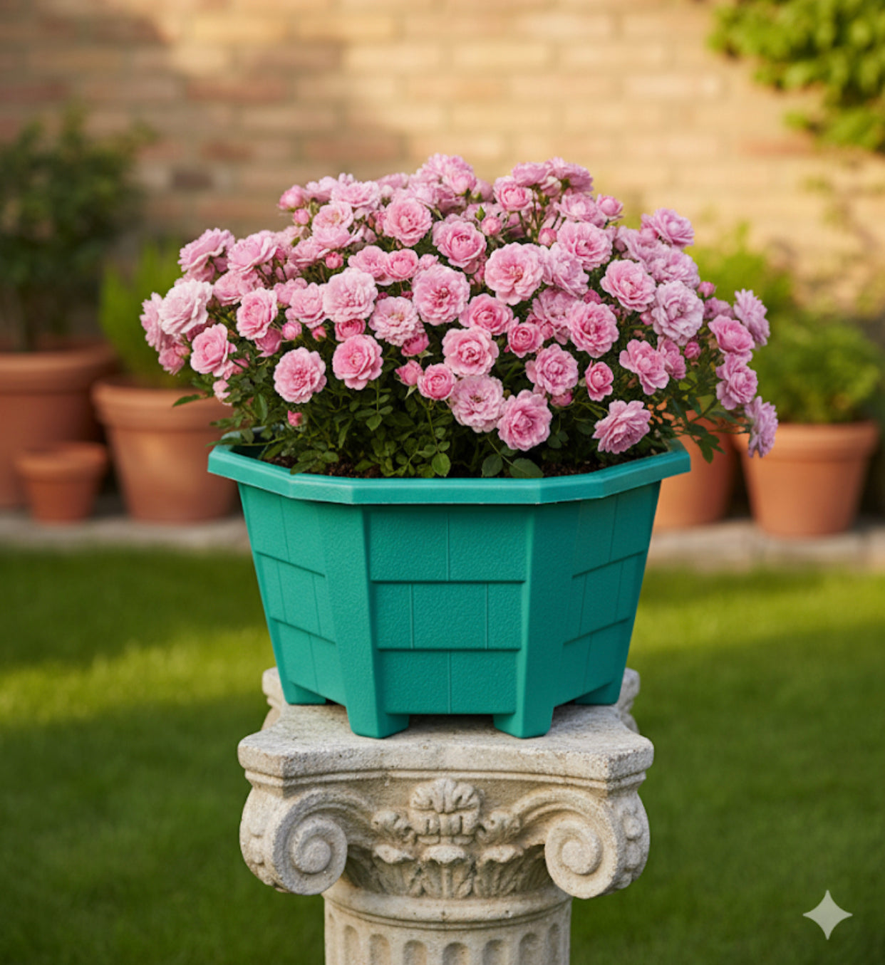 Hexagonal agricultural containers