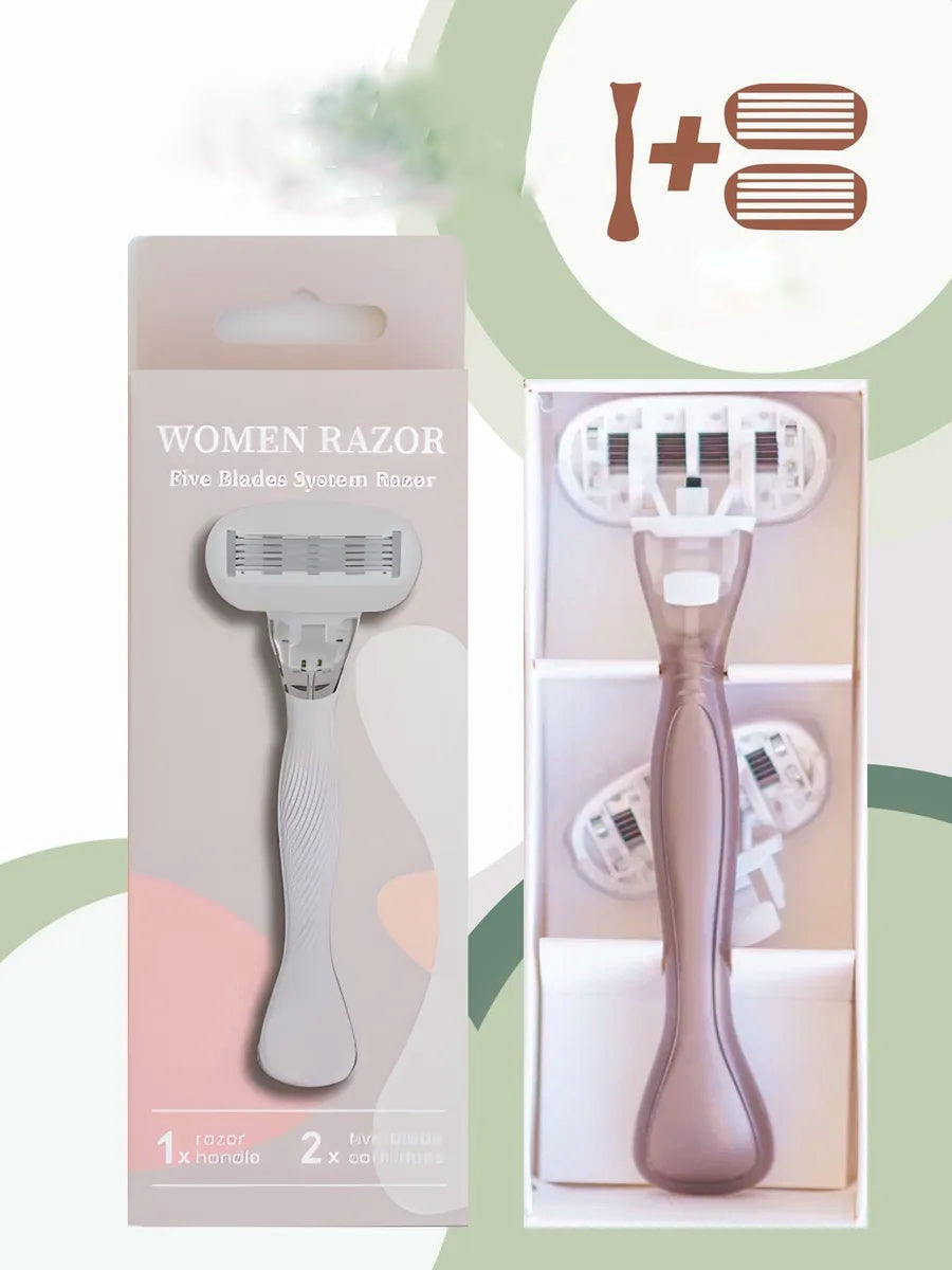 شفرة نسائية مع رأسين