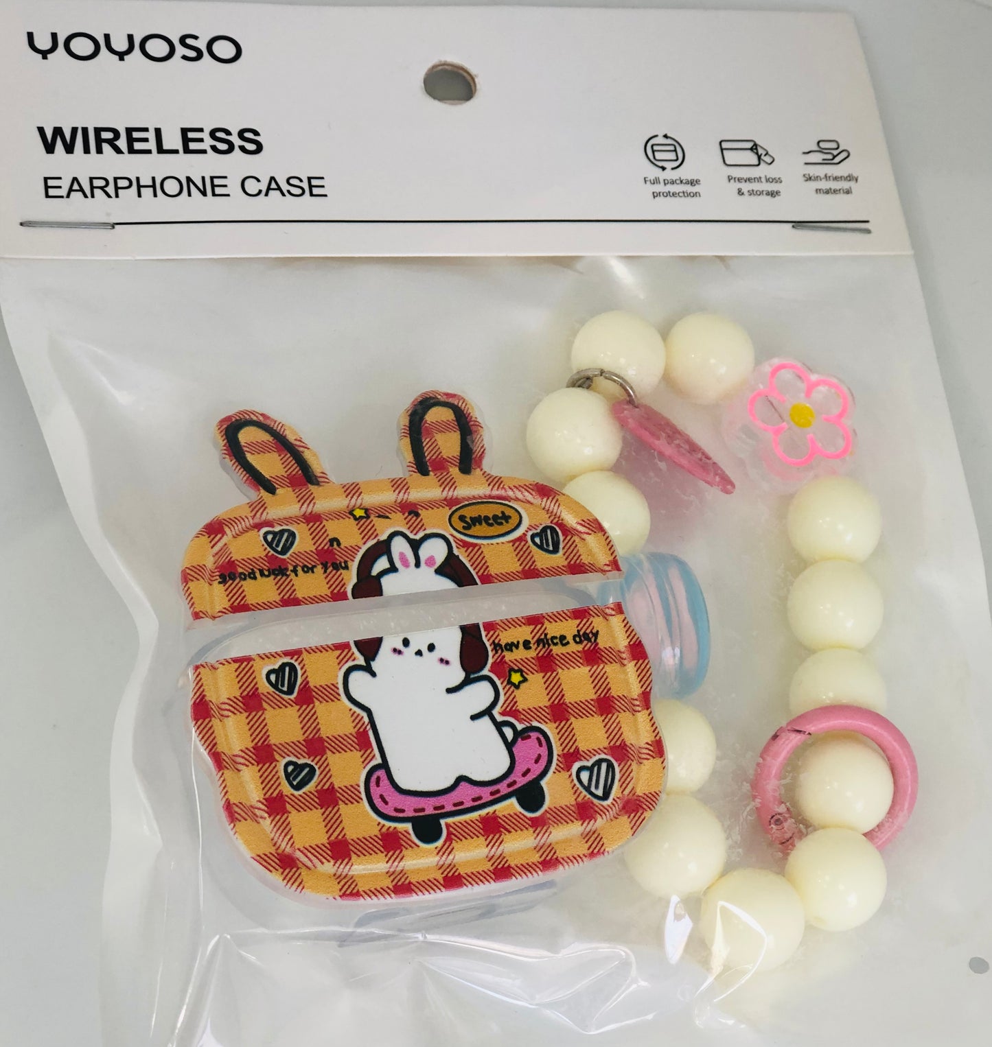 Yellow rabbit Bluetooth speaker cover