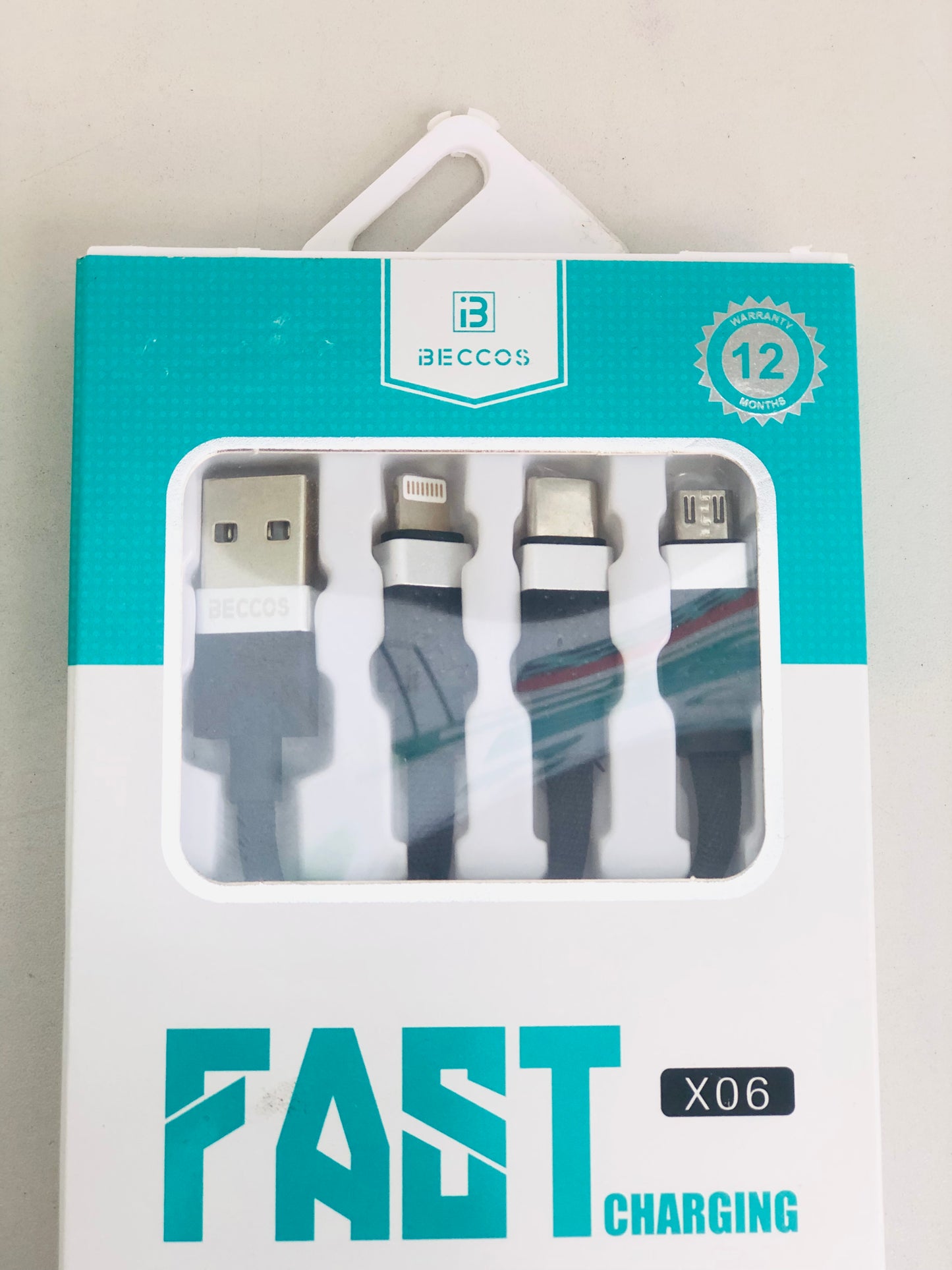 Fast charging cable 1 in 3