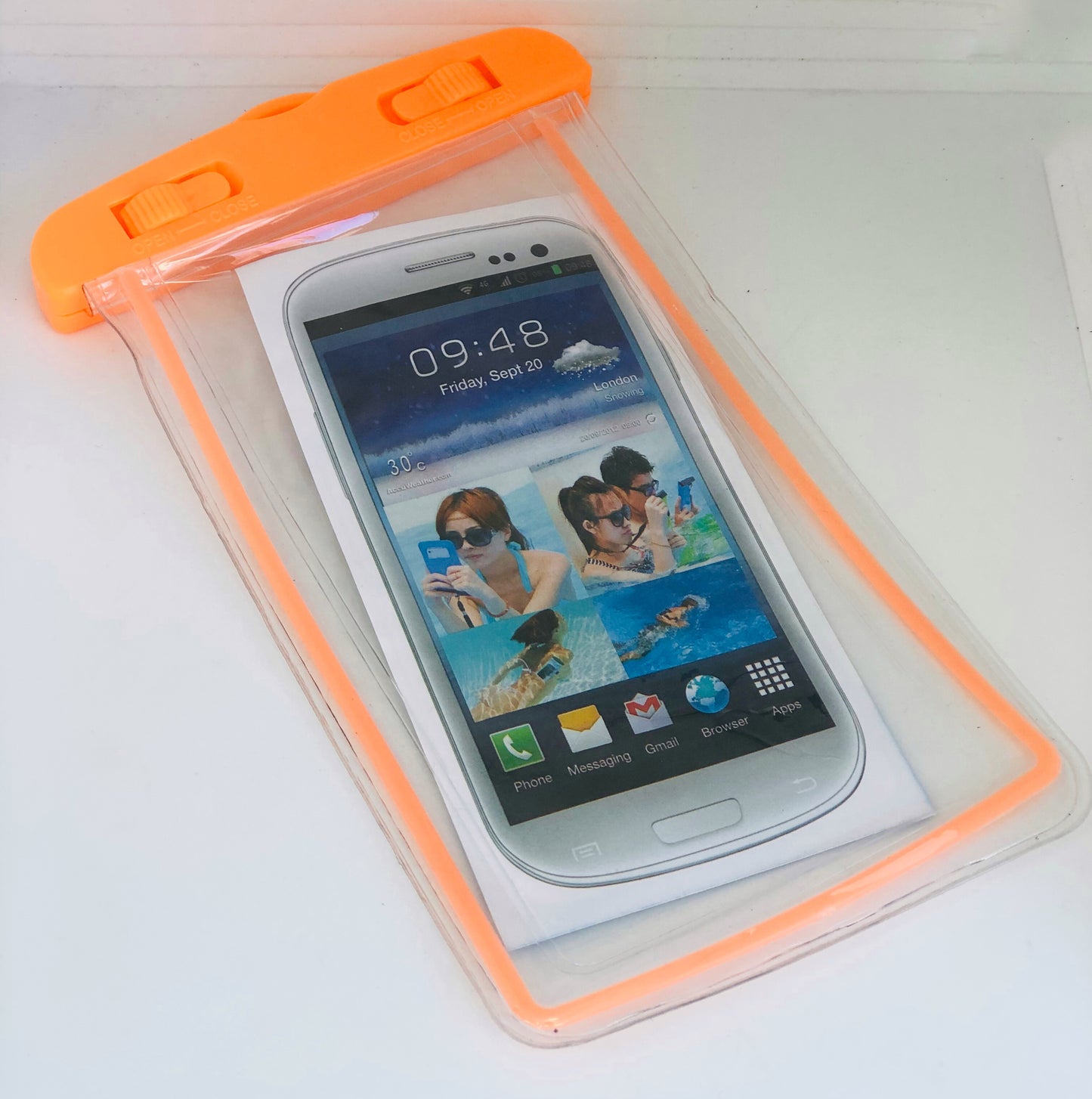 Waterproof mobile cover