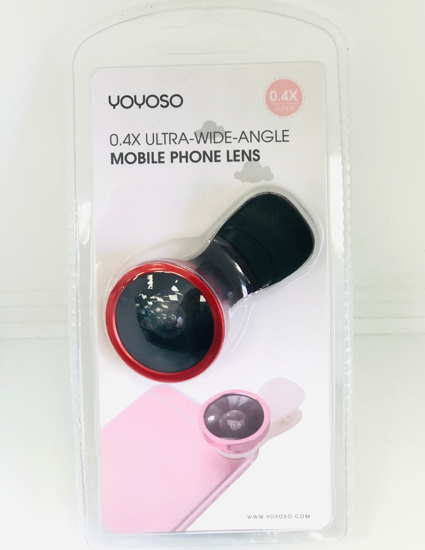 Angle lens for mobile phone forceps