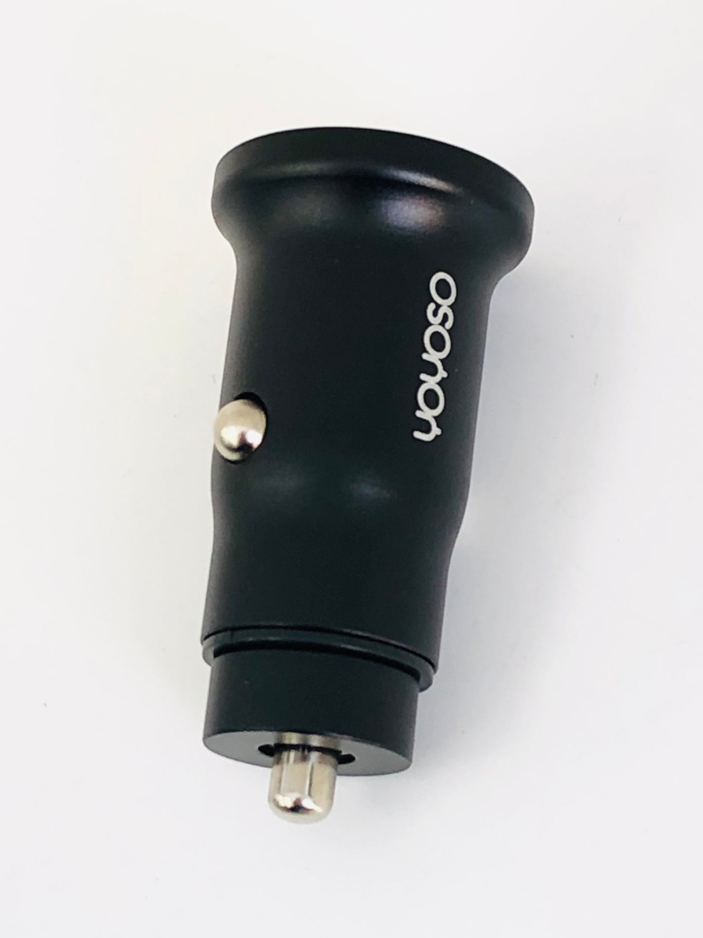 Black metal car charger