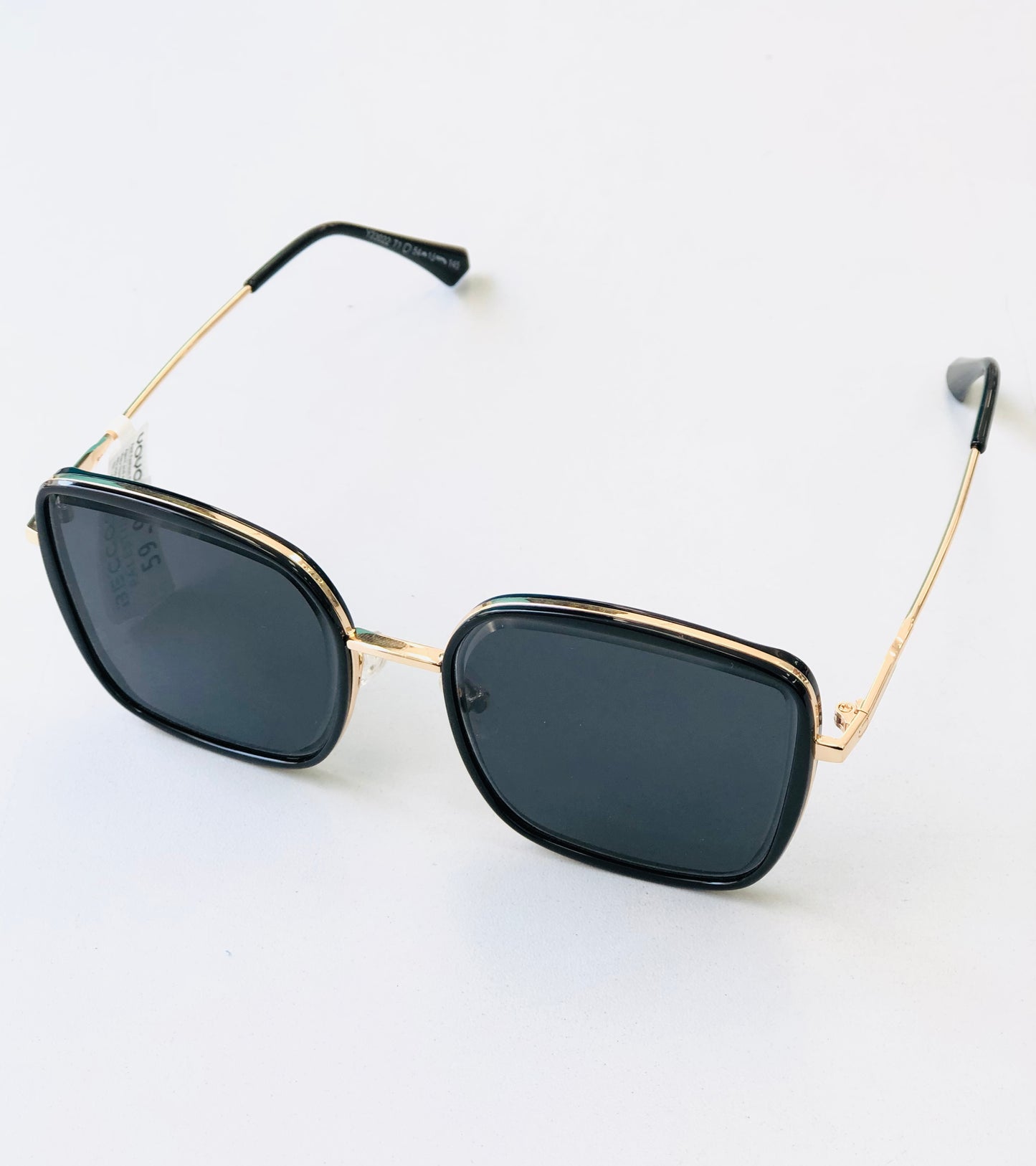 Black and gold sunglasses