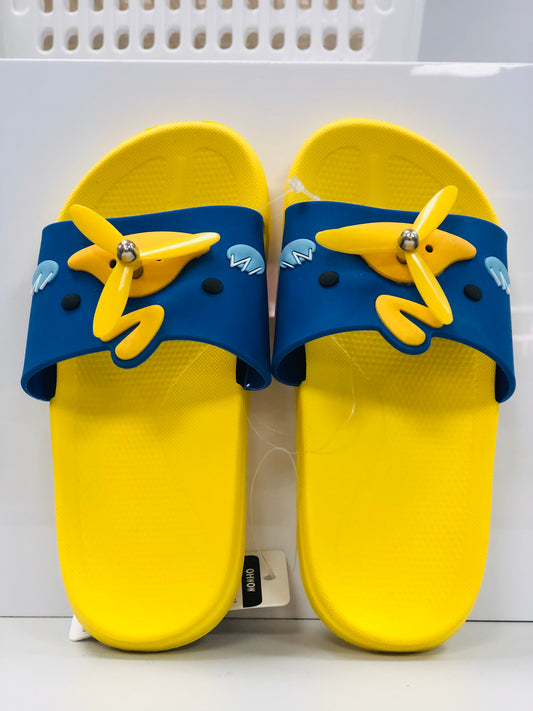 Yellow fan summer diaper