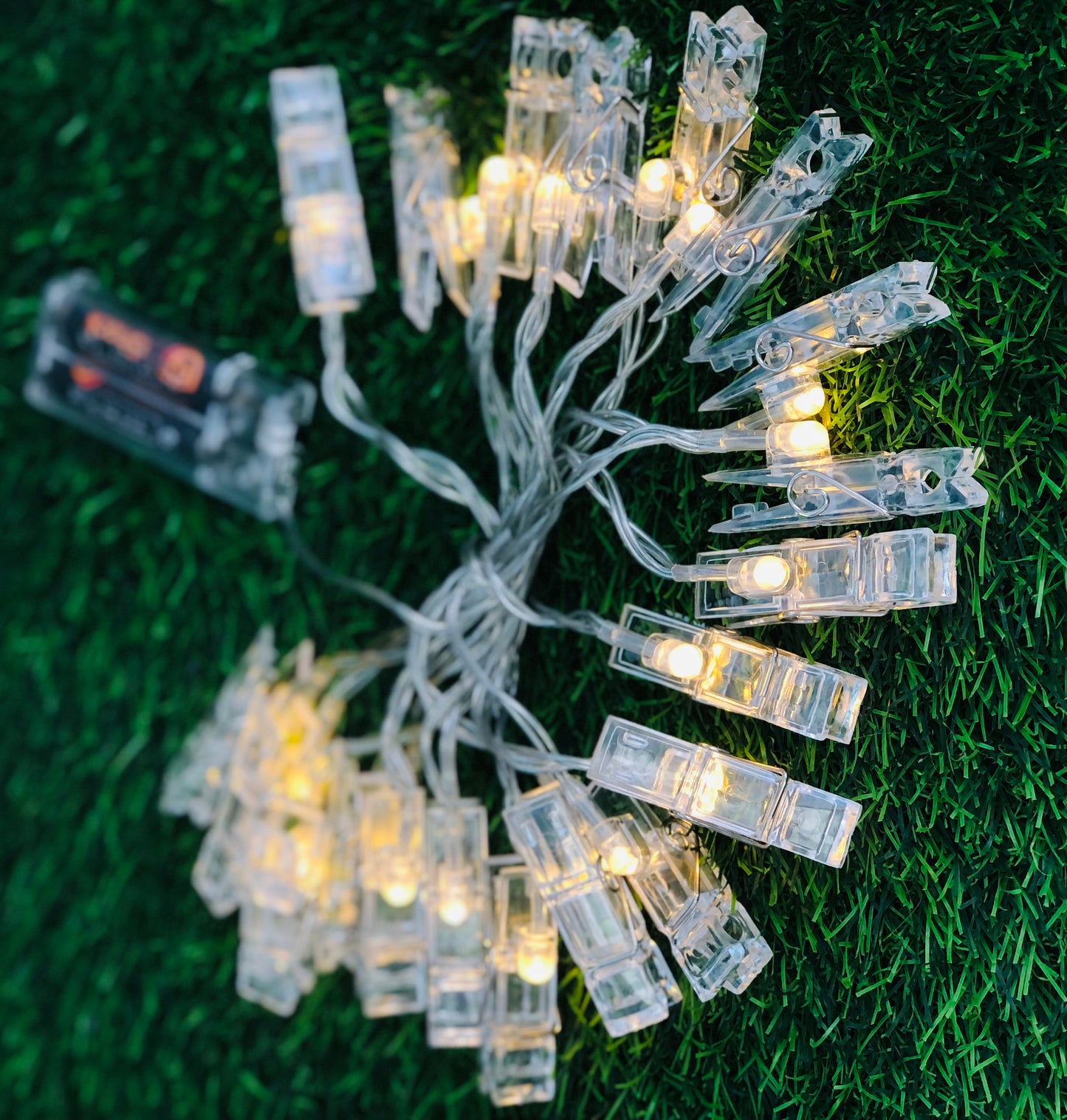 Transparent tweezers lighting rope, 3 meters