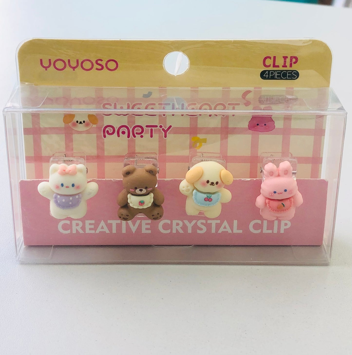 Tweezers for pictures and decorations, 4 different shapes