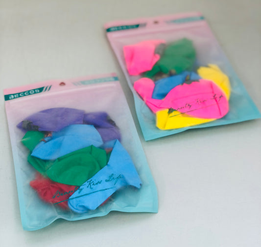 Package of 12 colored balloons