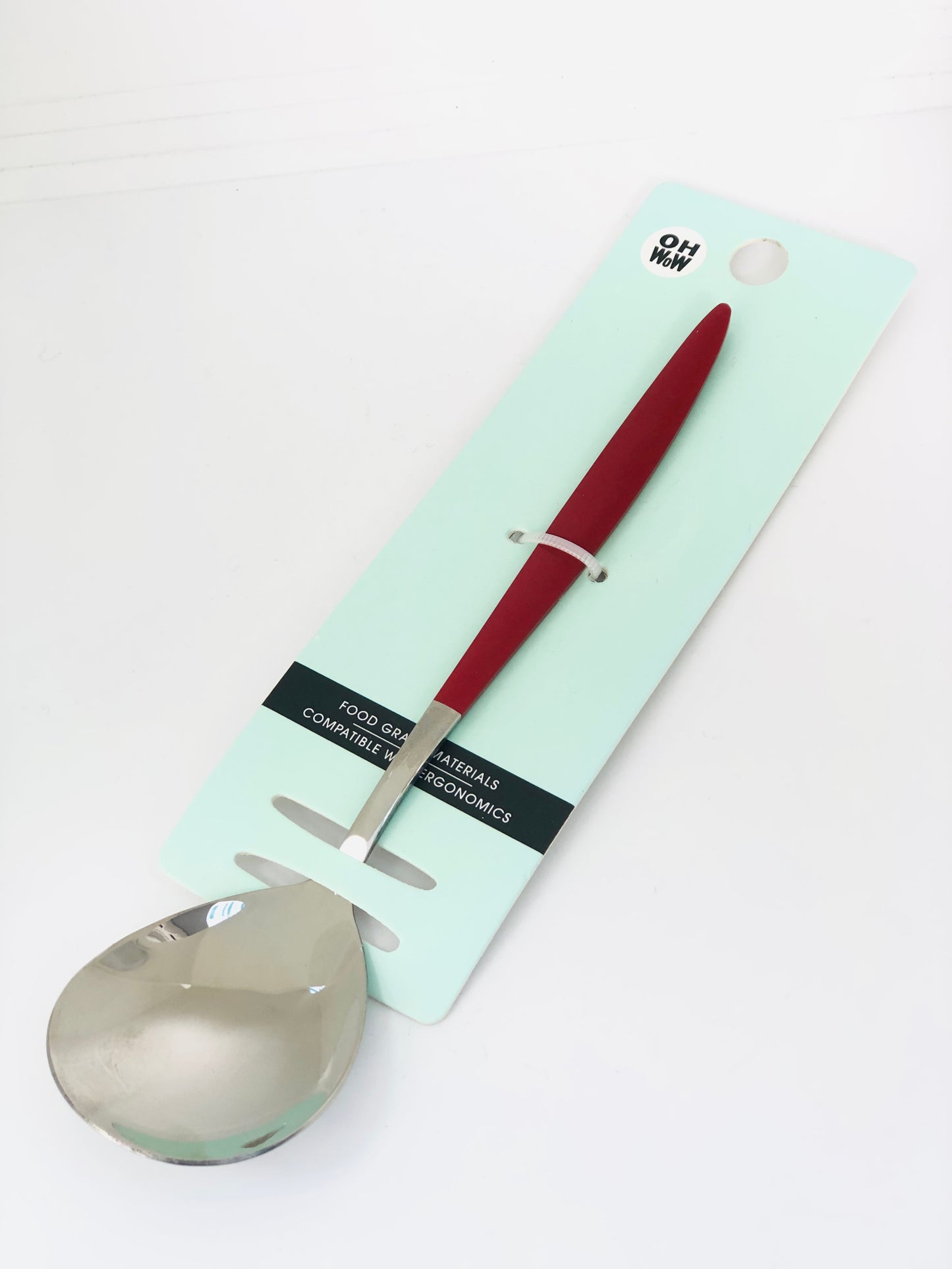 Red stainless spoons