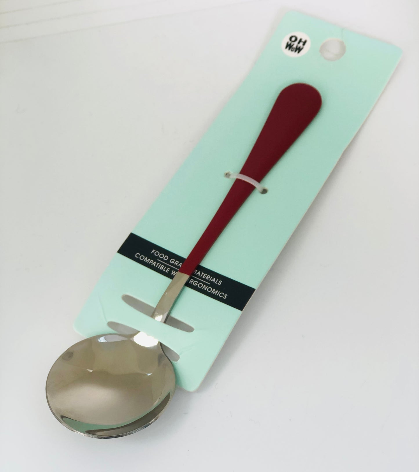 Red stainless spoons