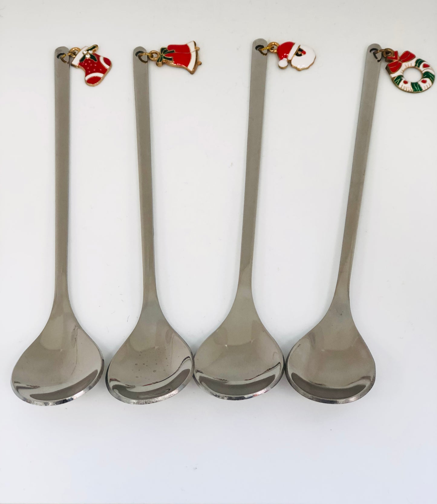 Christmas stainless spoons