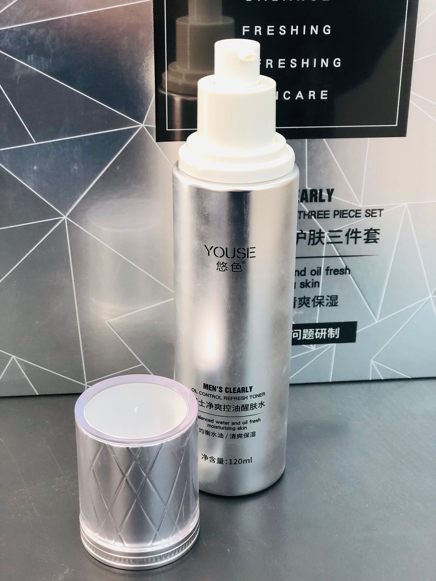 Korean moisturizing package for men: 3 products
