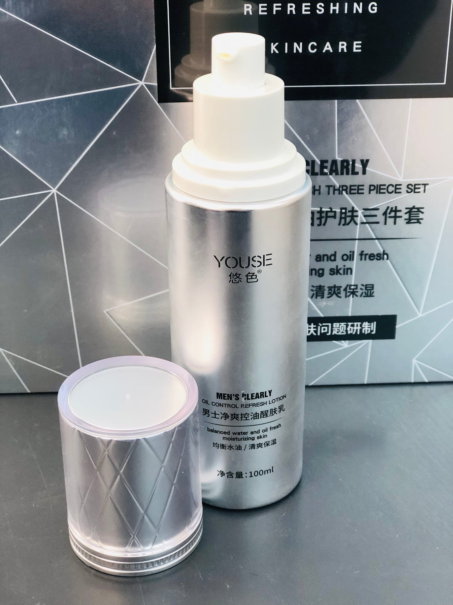 Korean moisturizing package for men: 3 products