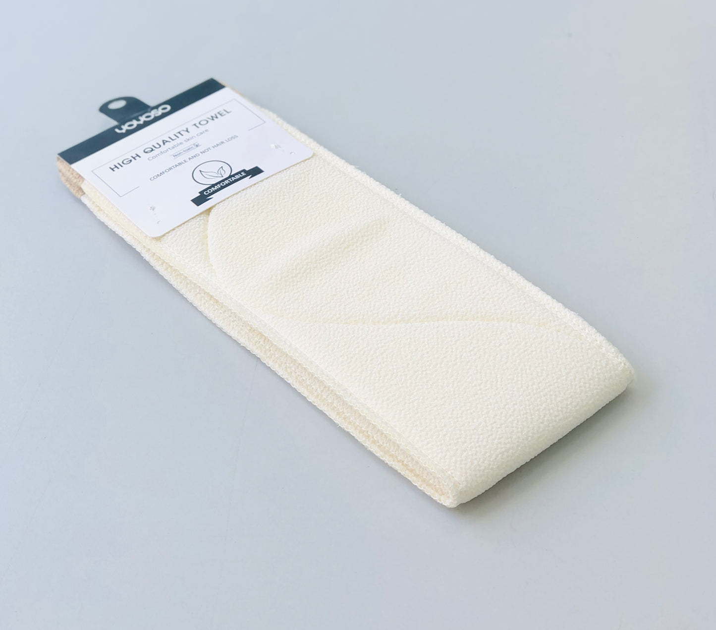 Light colored bath loofah
