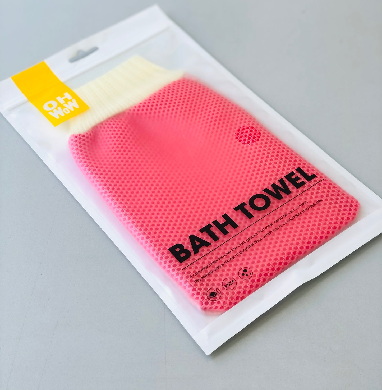 Double-sided bath loofah