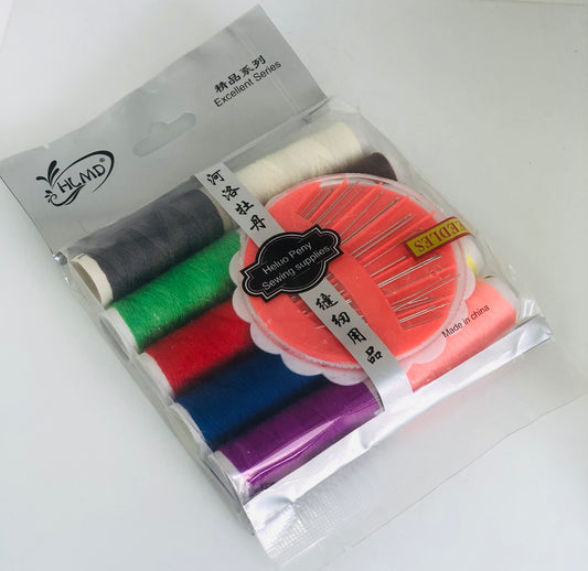 Sewing kit 10 colors and needles