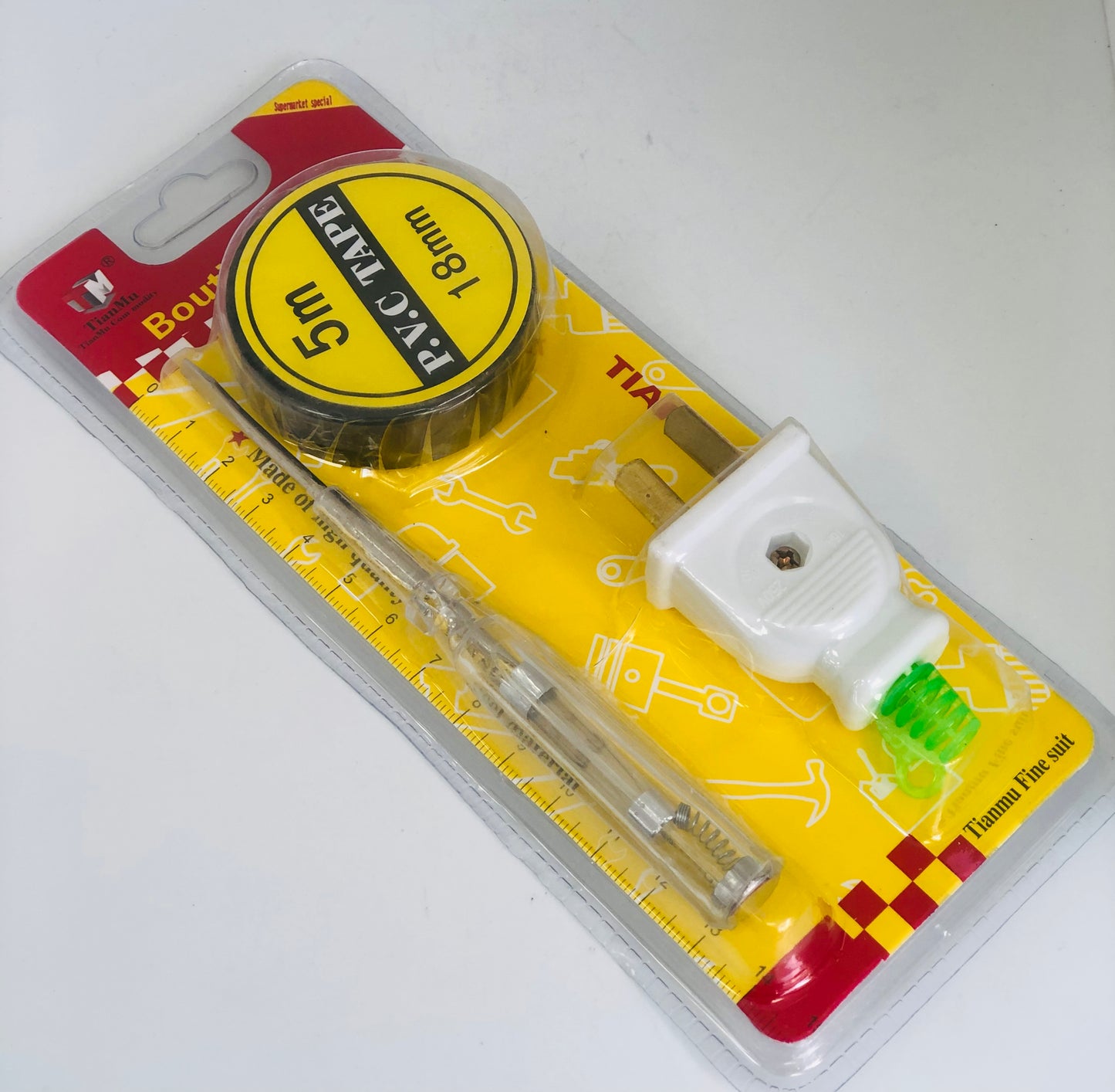 2 in 1 Electric Screwdriver with Electric Head and Adhesive