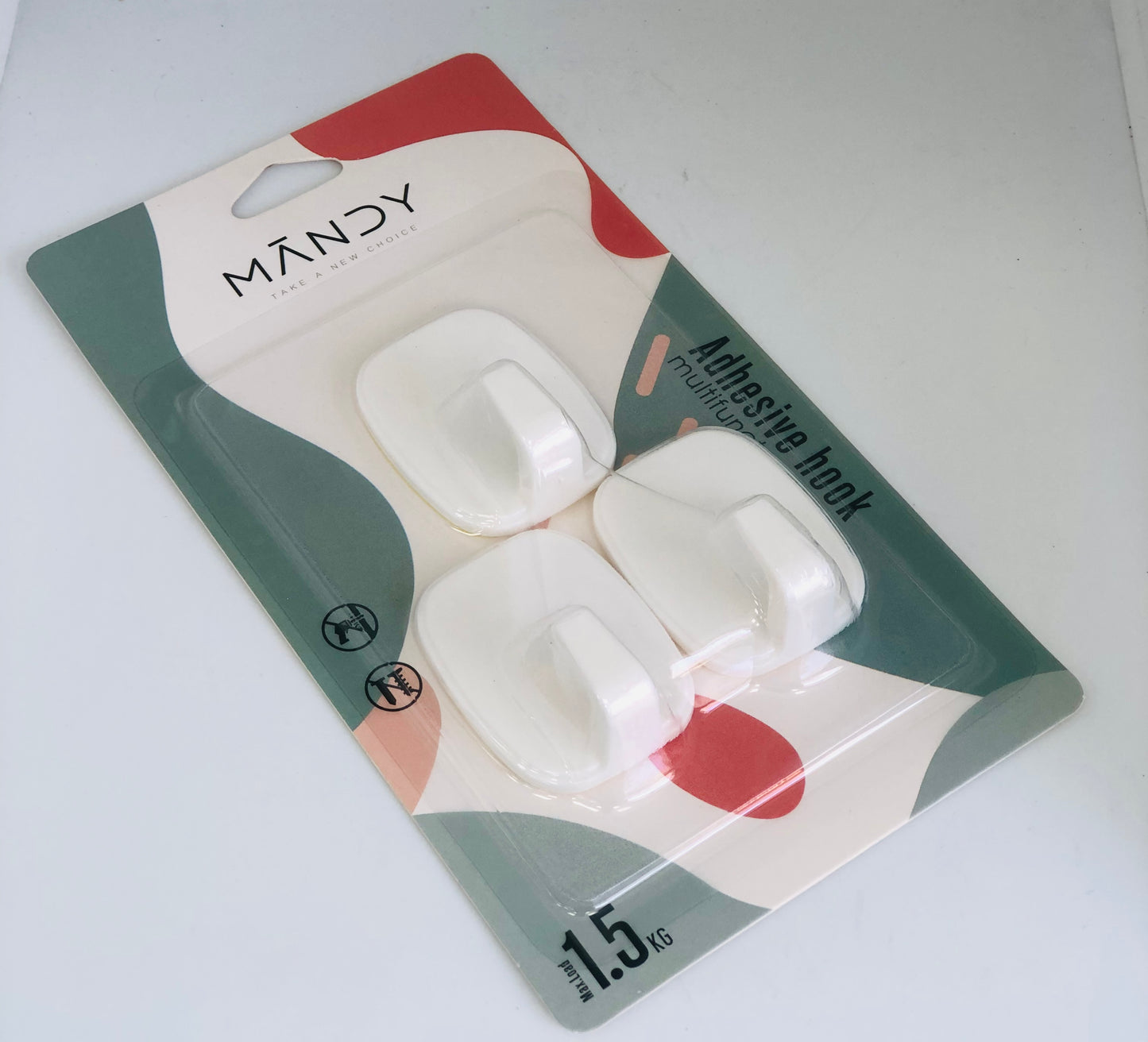 3 Colored Plastic Hangers