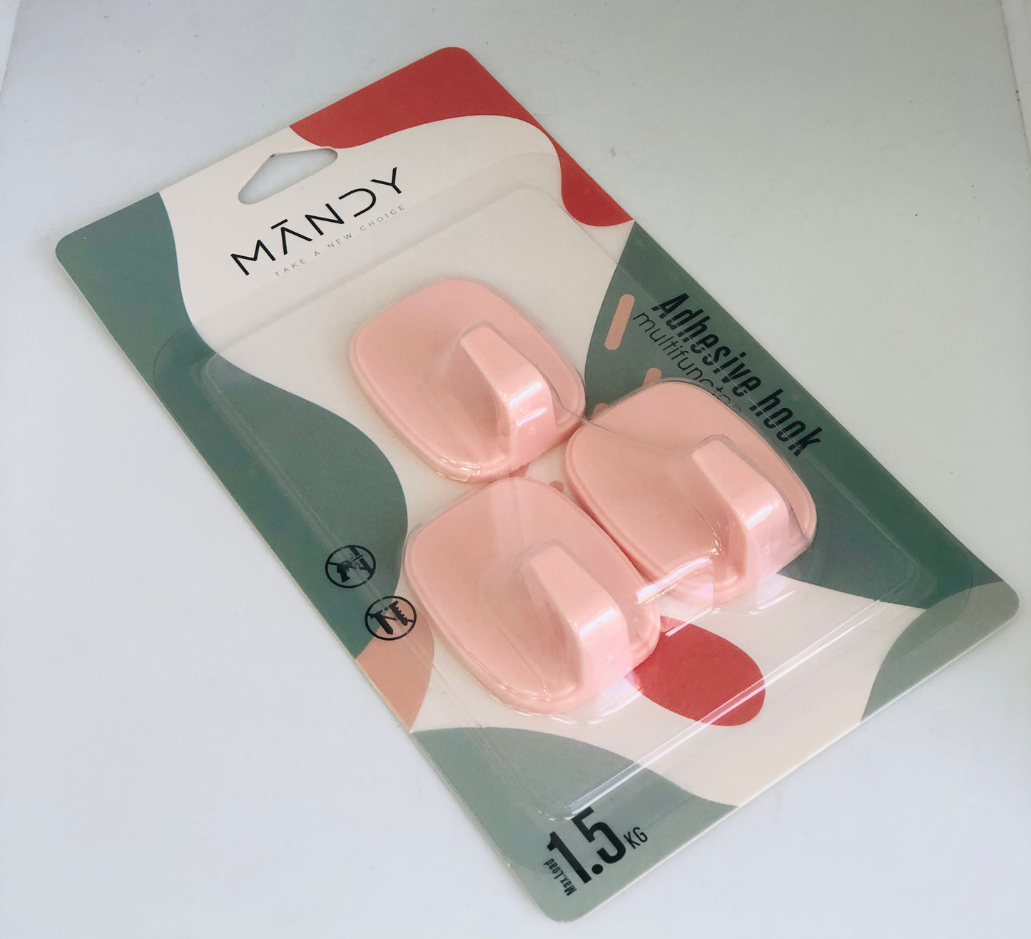 3 Colored Plastic Hangers