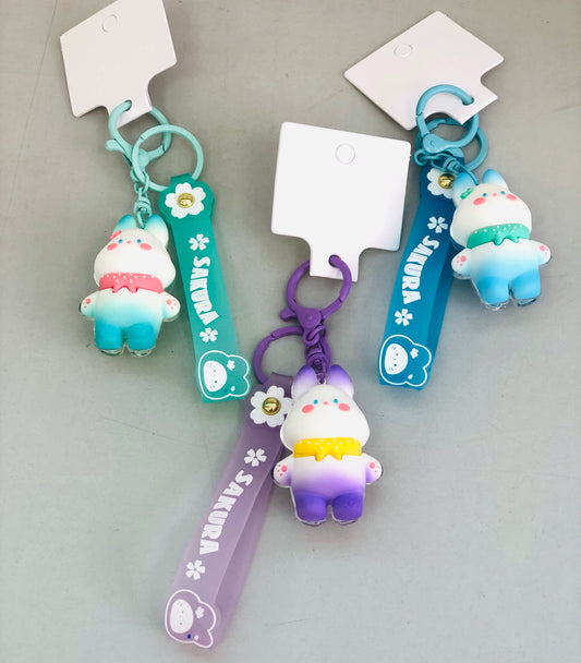 Rabbit Medal with Heart Shapes