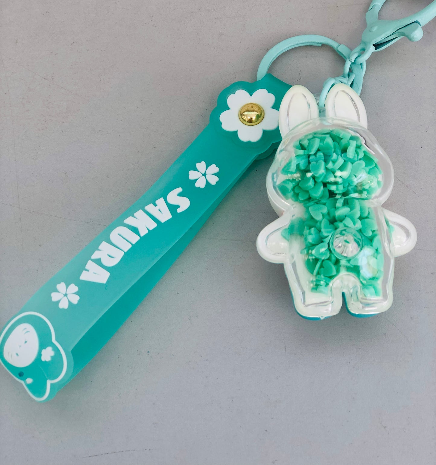 Rabbit Medal with Heart Shapes